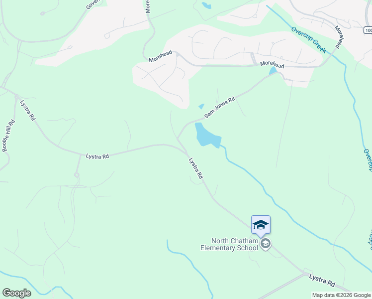 map of restaurants, bars, coffee shops, grocery stores, and more near 2762 Lystra Road in Chapel Hill