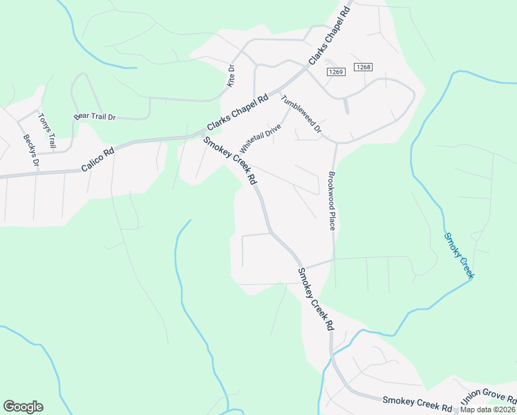 map of restaurants, bars, coffee shops, grocery stores, and more near 4002 Smokey Creek Road in Lenoir