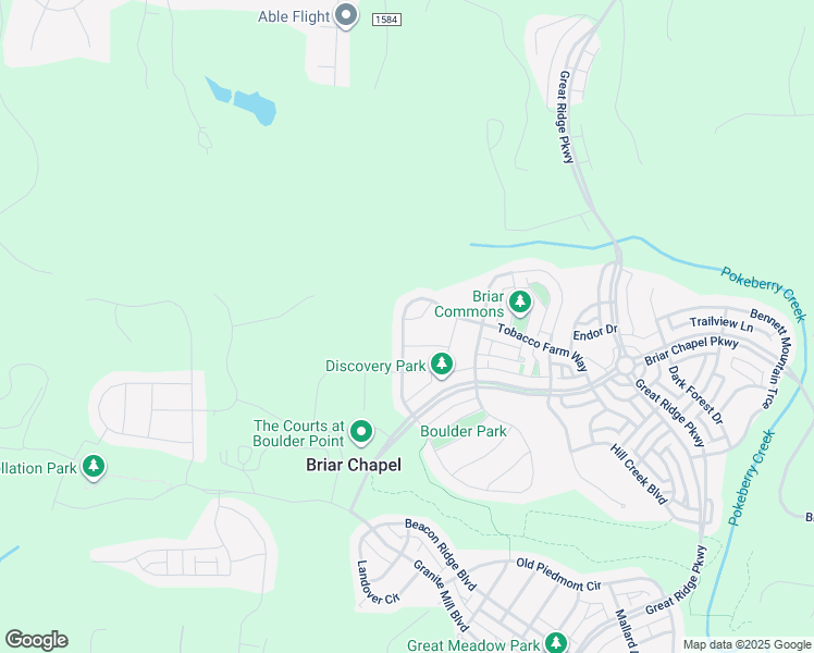 map of restaurants, bars, coffee shops, grocery stores, and more near 12 Greenleaf Drive in Chapel Hill