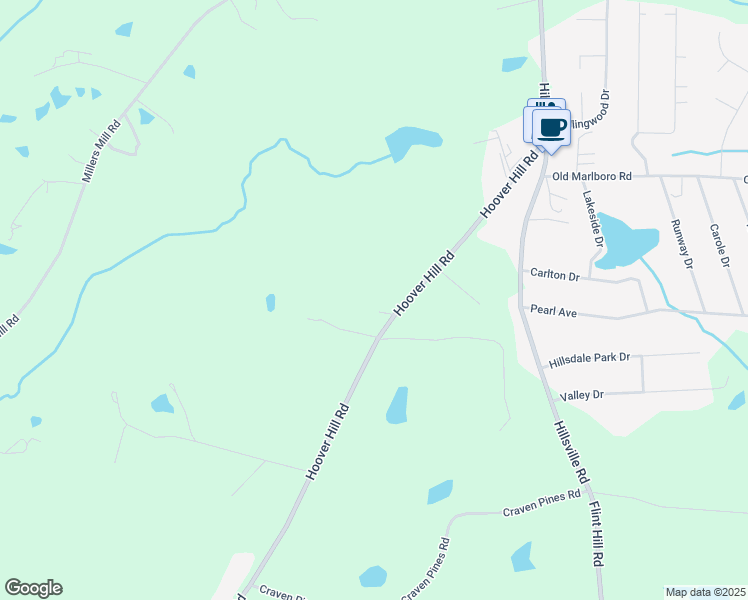 map of restaurants, bars, coffee shops, grocery stores, and more near 4899 Hoover Hill Road in Trinity