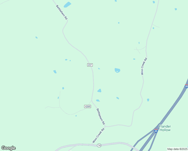map of restaurants, bars, coffee shops, grocery stores, and more near 18454 Bethlehem Road in Winslow