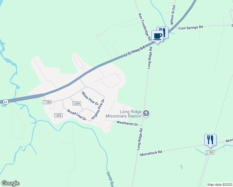 map of restaurants, bars, coffee shops, grocery stores, and more near 328 Long Ridge Road in Plymouth