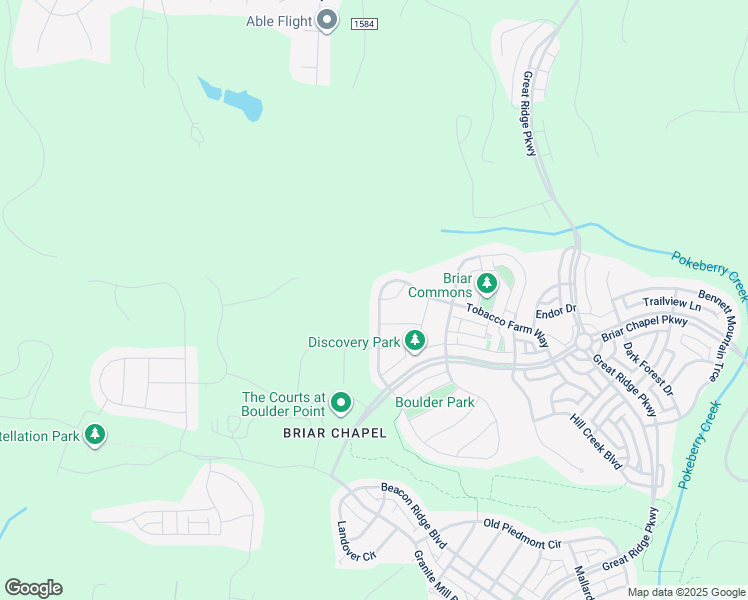map of restaurants, bars, coffee shops, grocery stores, and more near 700 Tobacco Farm Way in Chapel Hill