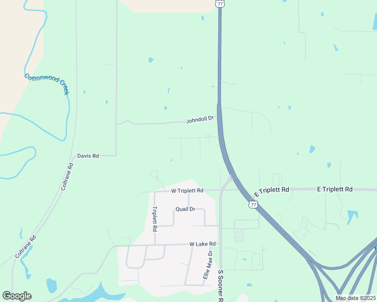 map of restaurants, bars, coffee shops, grocery stores, and more near 4624 Lynn Street in Guthrie