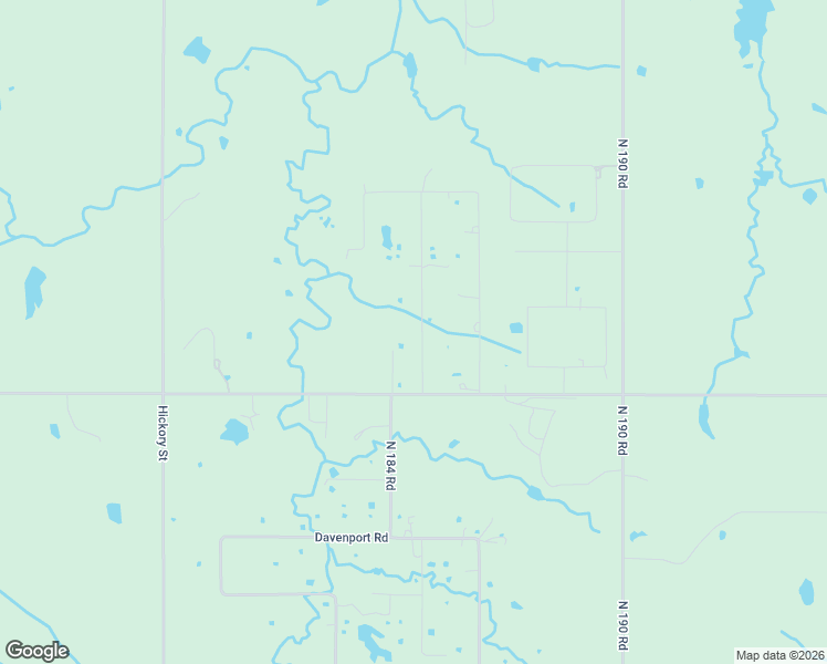 map of restaurants, bars, coffee shops, grocery stores, and more near 1845 North 185 Road in Mounds