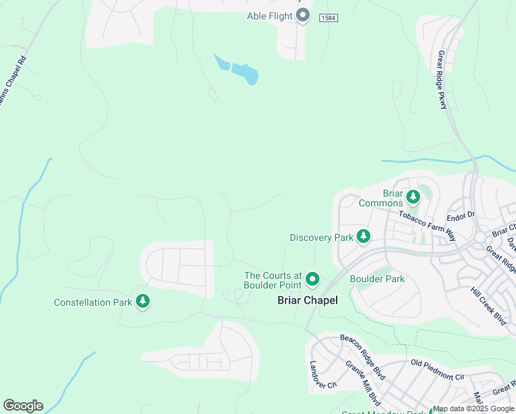 map of restaurants, bars, coffee shops, grocery stores, and more near Post Oak Road in Chatham County