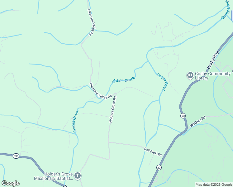 map of restaurants, bars, coffee shops, grocery stores, and more near 3840 Holders Grove Road in Cosby