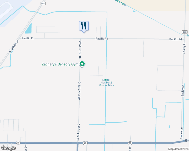 map of restaurants, bars, coffee shops, grocery stores, and more near 5930 Rees Road in Jonesboro