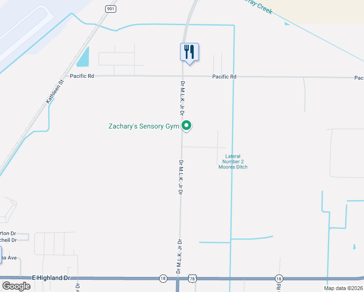 map of restaurants, bars, coffee shops, grocery stores, and more near 1200 Dr Martin Luther King Jr Drive in Jonesboro