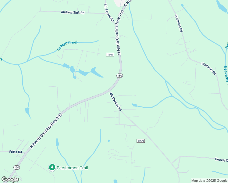 map of restaurants, bars, coffee shops, grocery stores, and more near 1270 Mount Carmel Road in Lexington