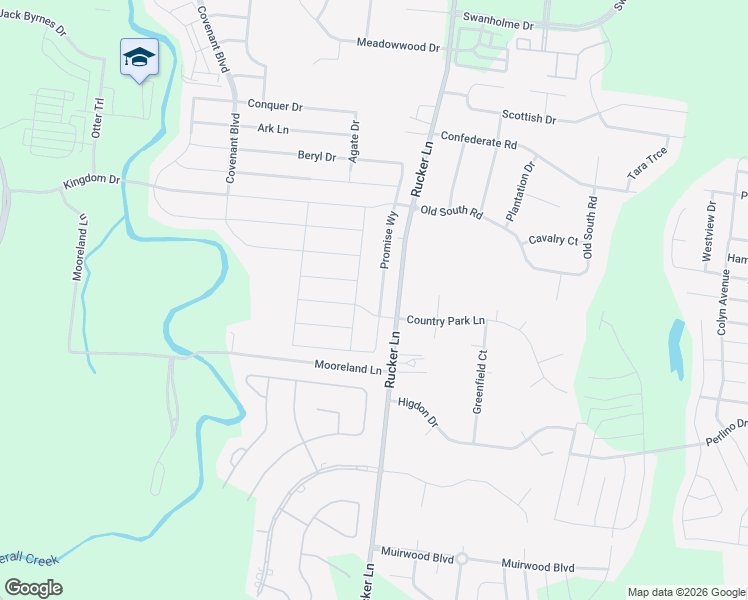 map of restaurants, bars, coffee shops, grocery stores, and more near 823 Promise Way in Murfreesboro
