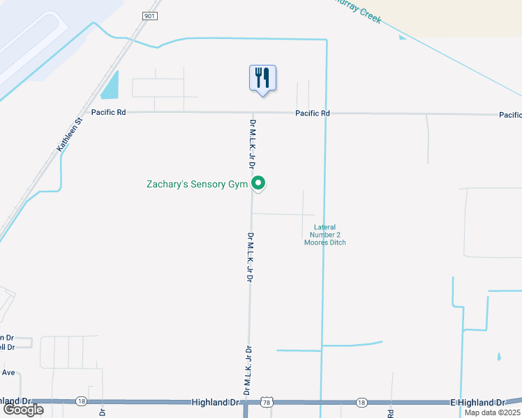 map of restaurants, bars, coffee shops, grocery stores, and more near 1140 Commerce Drive in Jonesboro