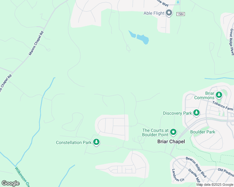 map of restaurants, bars, coffee shops, grocery stores, and more near 434 Middleton Place in Chapel Hill