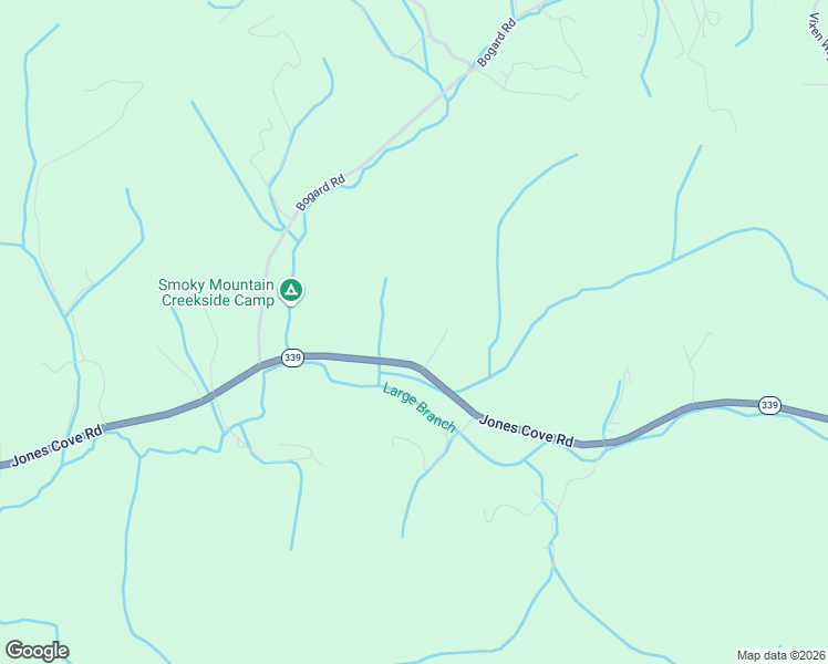 map of restaurants, bars, coffee shops, grocery stores, and more near 4769 Jones Cove Road in Cosby