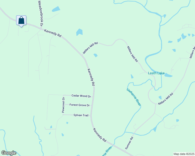 map of restaurants, bars, coffee shops, grocery stores, and more near 5486 Kennedy Road in Trinity