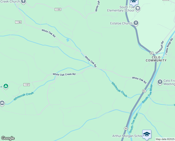 map of restaurants, bars, coffee shops, grocery stores, and more near 93 White Oak Creek Road in Burnsville