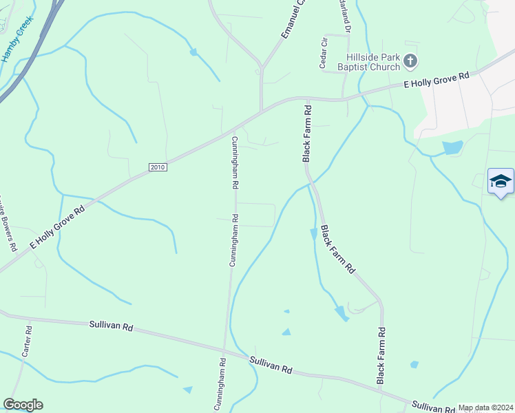 map of restaurants, bars, coffee shops, grocery stores, and more near 419 Cunningham Loop Road in Thomasville