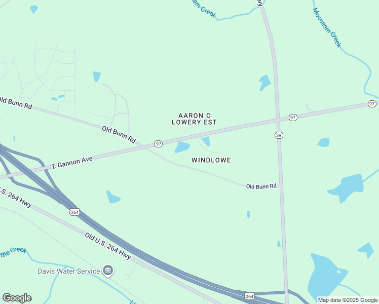 map of restaurants, bars, coffee shops, grocery stores, and more near 2117 Old Bunn Road in Zebulon