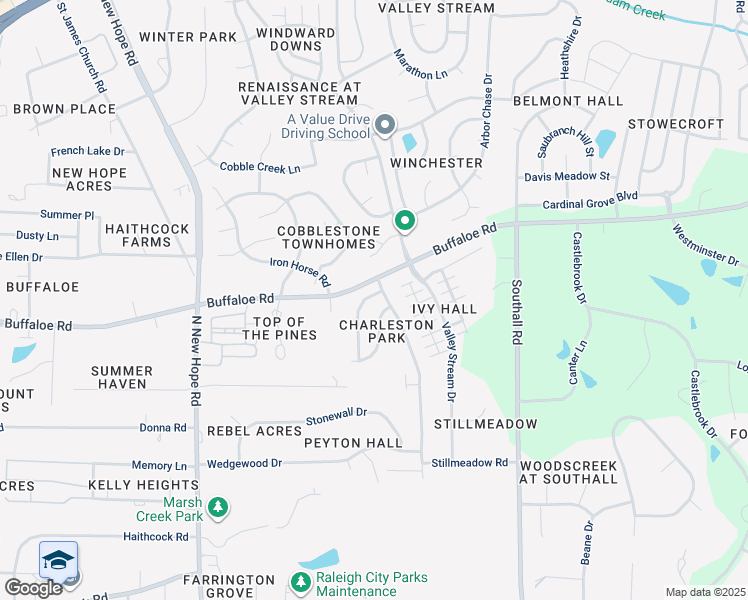map of restaurants, bars, coffee shops, grocery stores, and more near 4122 Beaufain Street in Raleigh