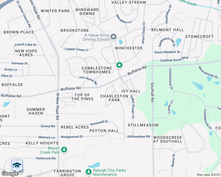 map of restaurants, bars, coffee shops, grocery stores, and more near 4122 Beaufain Street in Raleigh