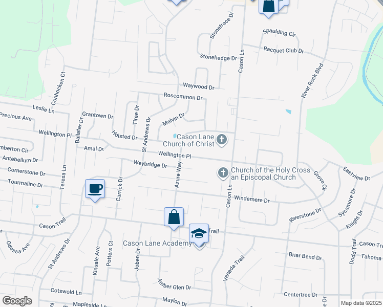 map of restaurants, bars, coffee shops, grocery stores, and more near 2846 Wellington Place in Murfreesboro