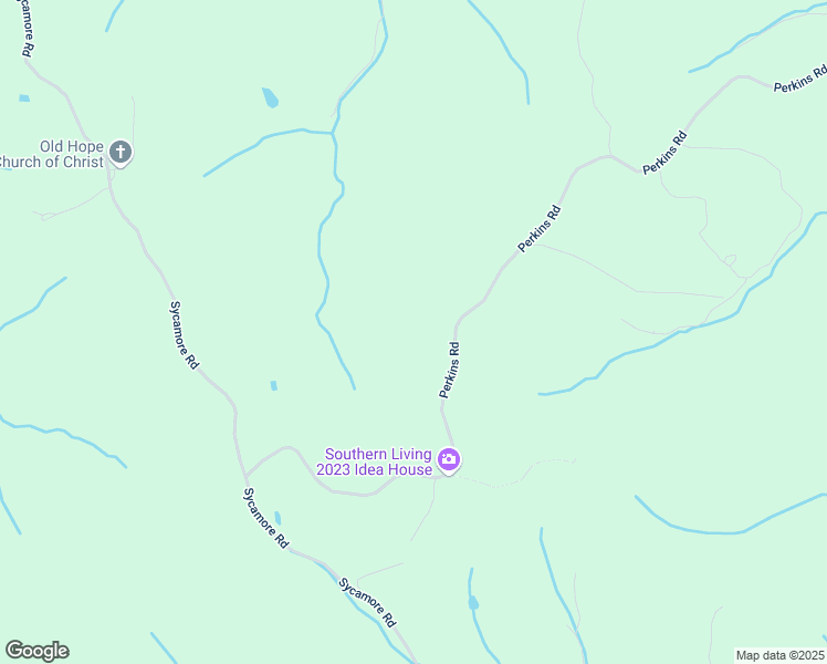 map of restaurants, bars, coffee shops, grocery stores, and more near 3900 Perkins Road in Thompson's Station