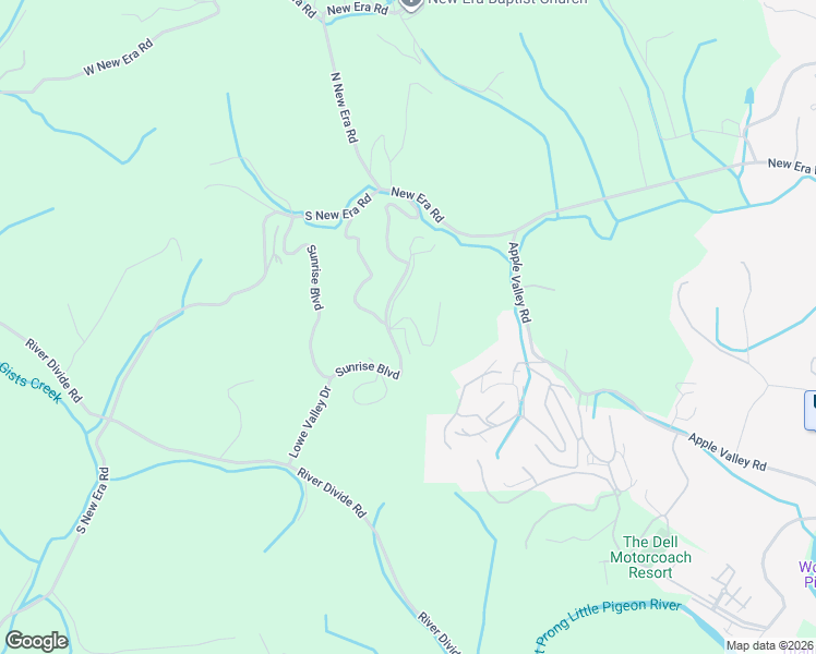 map of restaurants, bars, coffee shops, grocery stores, and more near 1618 Paradise Ridge Drive in Sevierville