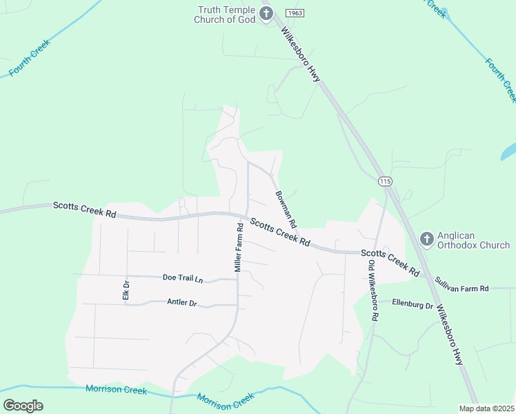 map of restaurants, bars, coffee shops, grocery stores, and more near 110 Hollowbrook Court in Statesville