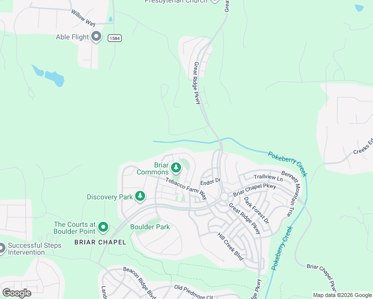 map of restaurants, bars, coffee shops, grocery stores, and more near 276 North Serenity Hill Circle in Chapel Hill