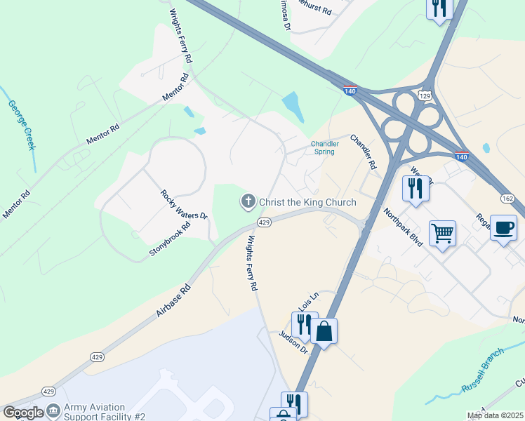 map of restaurants, bars, coffee shops, grocery stores, and more near in Alcoa