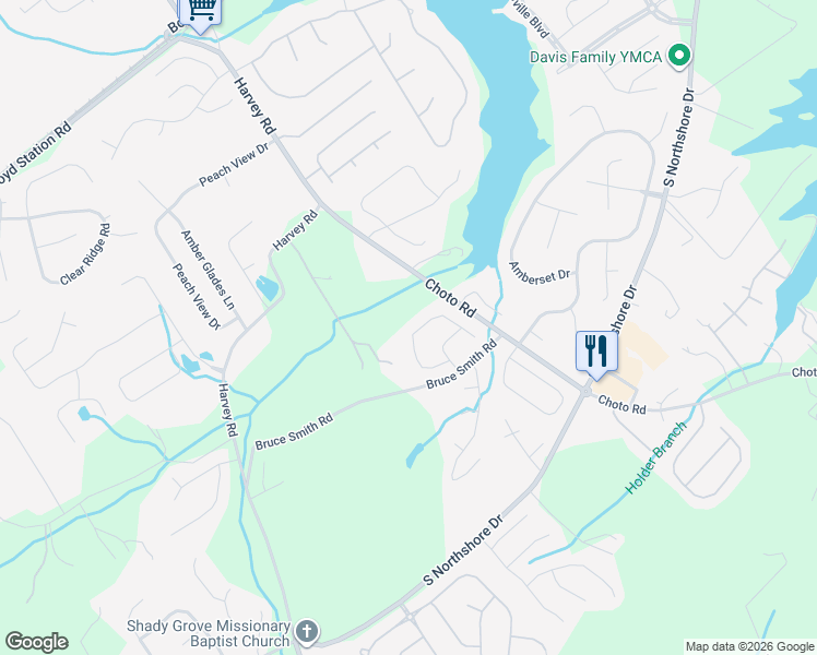 map of restaurants, bars, coffee shops, grocery stores, and more near 12546 Weatherstone Drive in Knoxville