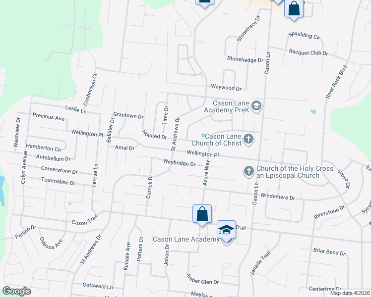 map of restaurants, bars, coffee shops, grocery stores, and more near 2931 Holsted Drive in Murfreesboro