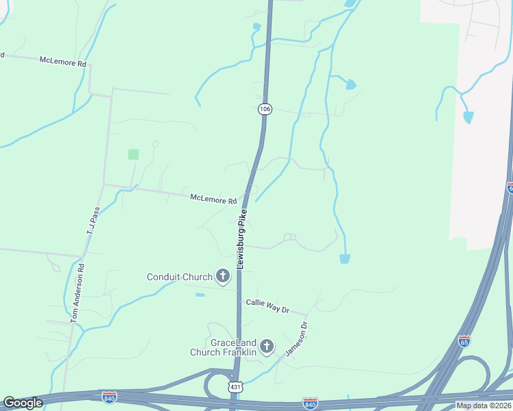 map of restaurants, bars, coffee shops, grocery stores, and more near in Williamson County