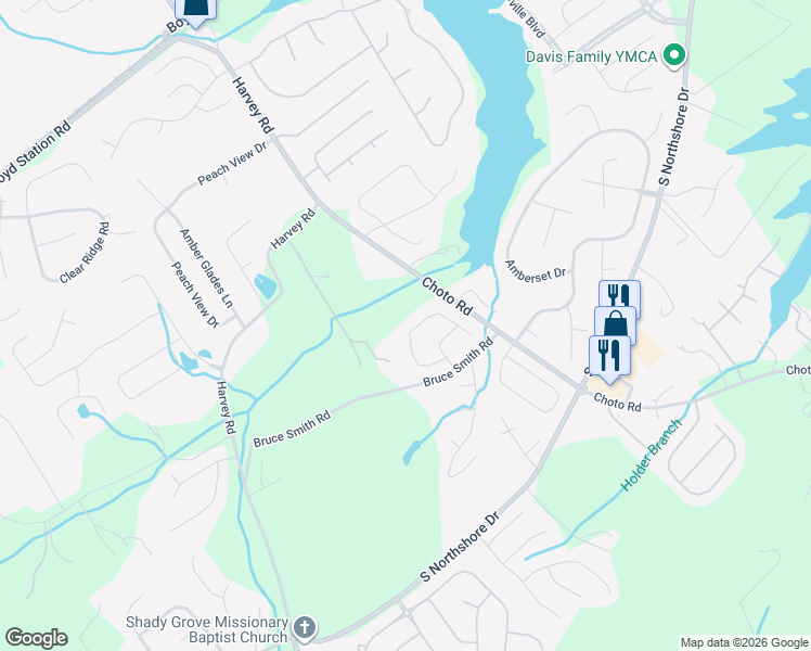 map of restaurants, bars, coffee shops, grocery stores, and more near 12546 Weatherstone Drive in Knoxville