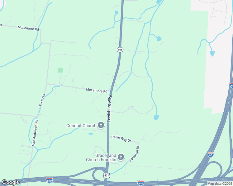 map of restaurants, bars, coffee shops, grocery stores, and more near in Williamson County