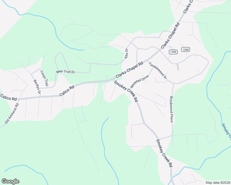 map of restaurants, bars, coffee shops, grocery stores, and more near 3213 Smokey Lane in Lenoir