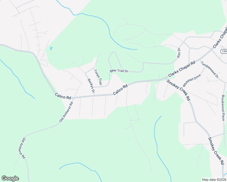 map of restaurants, bars, coffee shops, grocery stores, and more near 3169 Bear Trail Drive in Lenoir