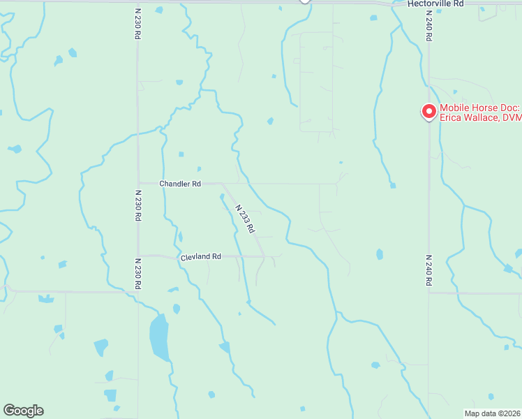 map of restaurants, bars, coffee shops, grocery stores, and more near 1724 North 233 Road in Mounds