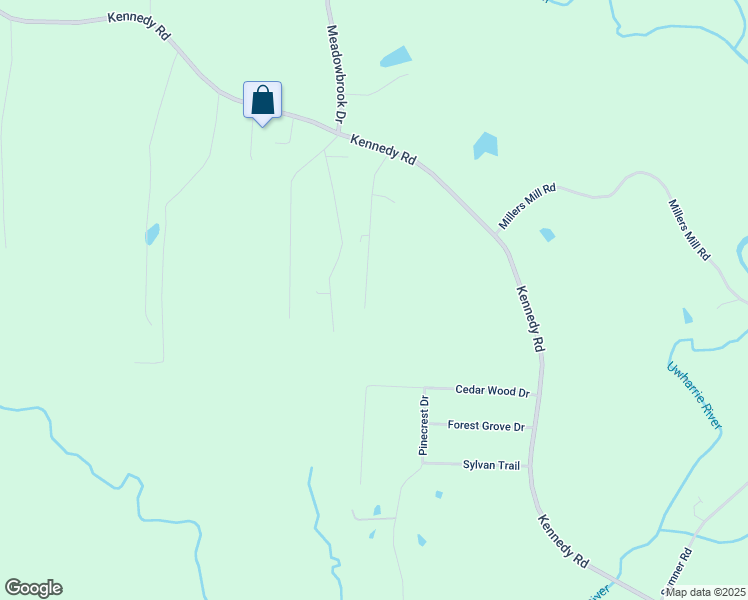 map of restaurants, bars, coffee shops, grocery stores, and more near 3220 Alamo Drive in Trinity