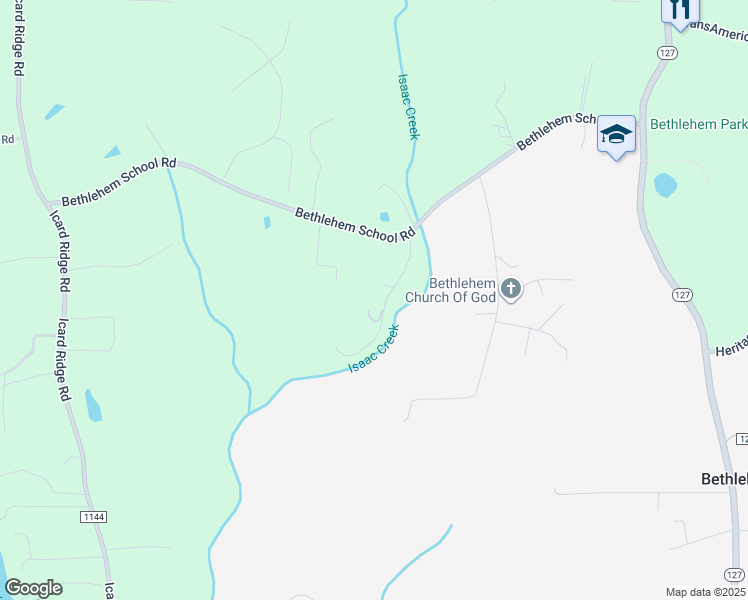 map of restaurants, bars, coffee shops, grocery stores, and more near 232 Cruz Lane in Hickory