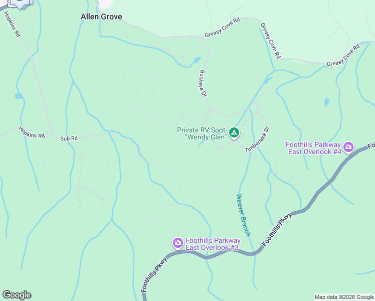 map of restaurants, bars, coffee shops, grocery stores, and more near 2721 Buckeye Drive in Cosby