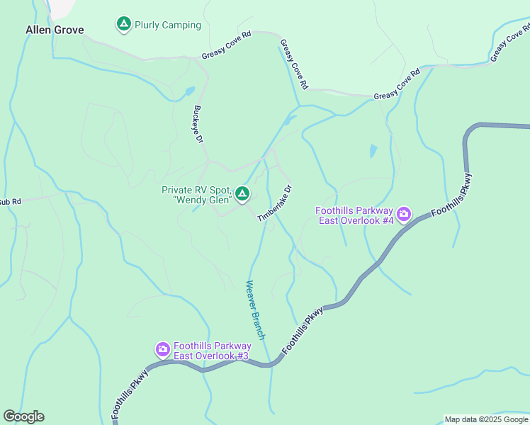 map of restaurants, bars, coffee shops, grocery stores, and more near 2658 Timberlake Drive in Cosby