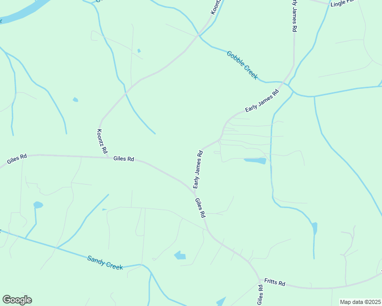 map of restaurants, bars, coffee shops, grocery stores, and more near 1074 Early James Road in Lexington