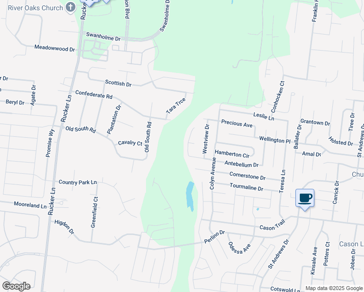 map of restaurants, bars, coffee shops, grocery stores, and more near 1773 Antebellum Drive in Murfreesboro