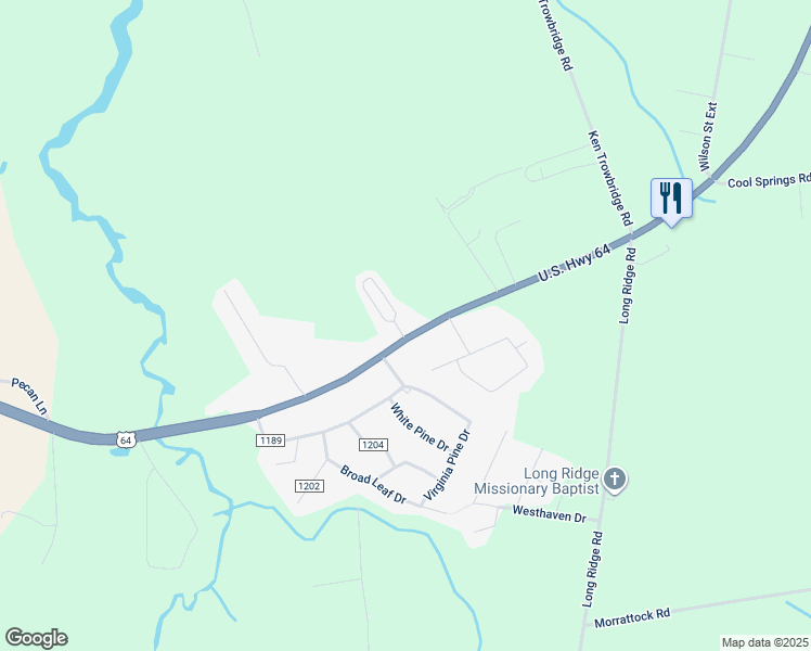 map of restaurants, bars, coffee shops, grocery stores, and more near 2574 U.S. 64 in Plymouth