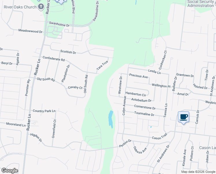 map of restaurants, bars, coffee shops, grocery stores, and more near 1773 Antebellum Drive in Murfreesboro
