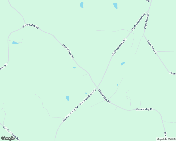 map of restaurants, bars, coffee shops, grocery stores, and more near 3153 Mamie May Road in Franklinville