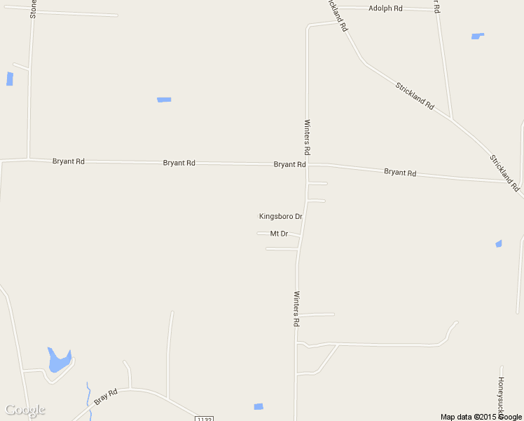 map of restaurants, bars, coffee shops, grocery stores, and more near 6484 Winters Road in Bailey
