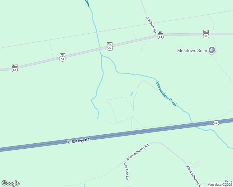 map of restaurants, bars, coffee shops, grocery stores, and more near 1121 Long Branch Trail in Williamston