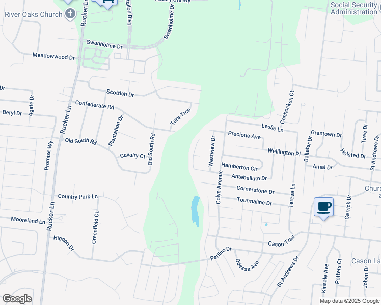 map of restaurants, bars, coffee shops, grocery stores, and more near 1801 Antebellum Drive in Murfreesboro